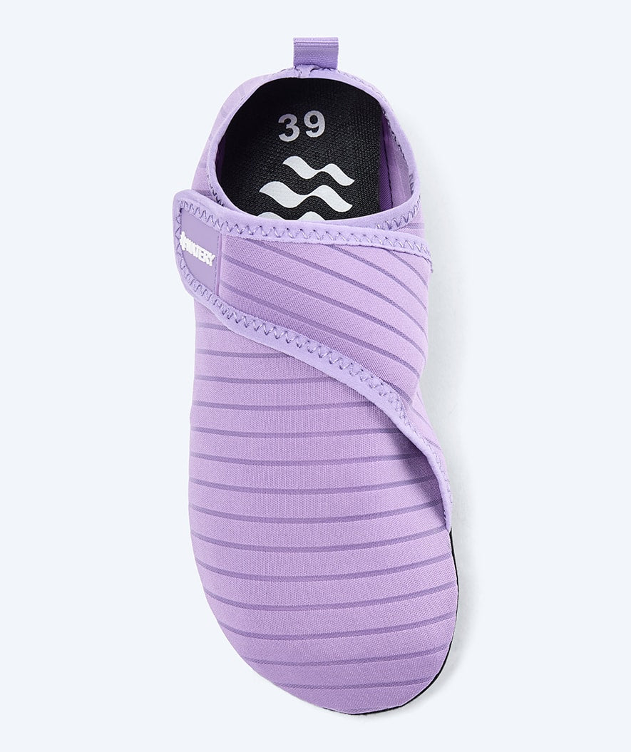 Watery neoprene swim shoes for adults - Poseidon - Purple