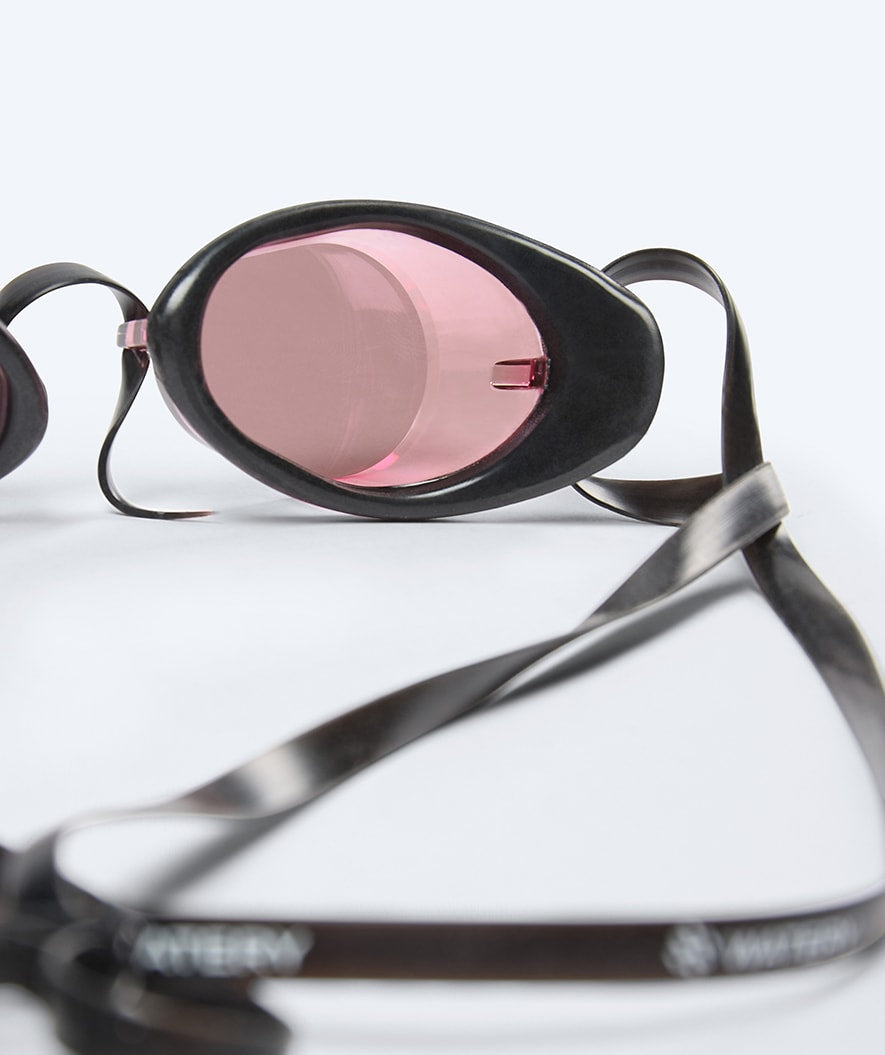 Watery swim goggles - Proflex Swedish Mirror - Pink/pink
