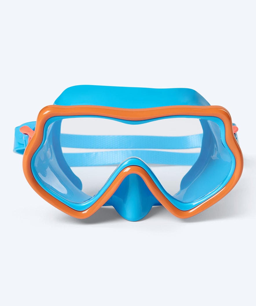 Watery snorkel set for kids (4-10) - Pulina/Fleetwood - Orange/Blue