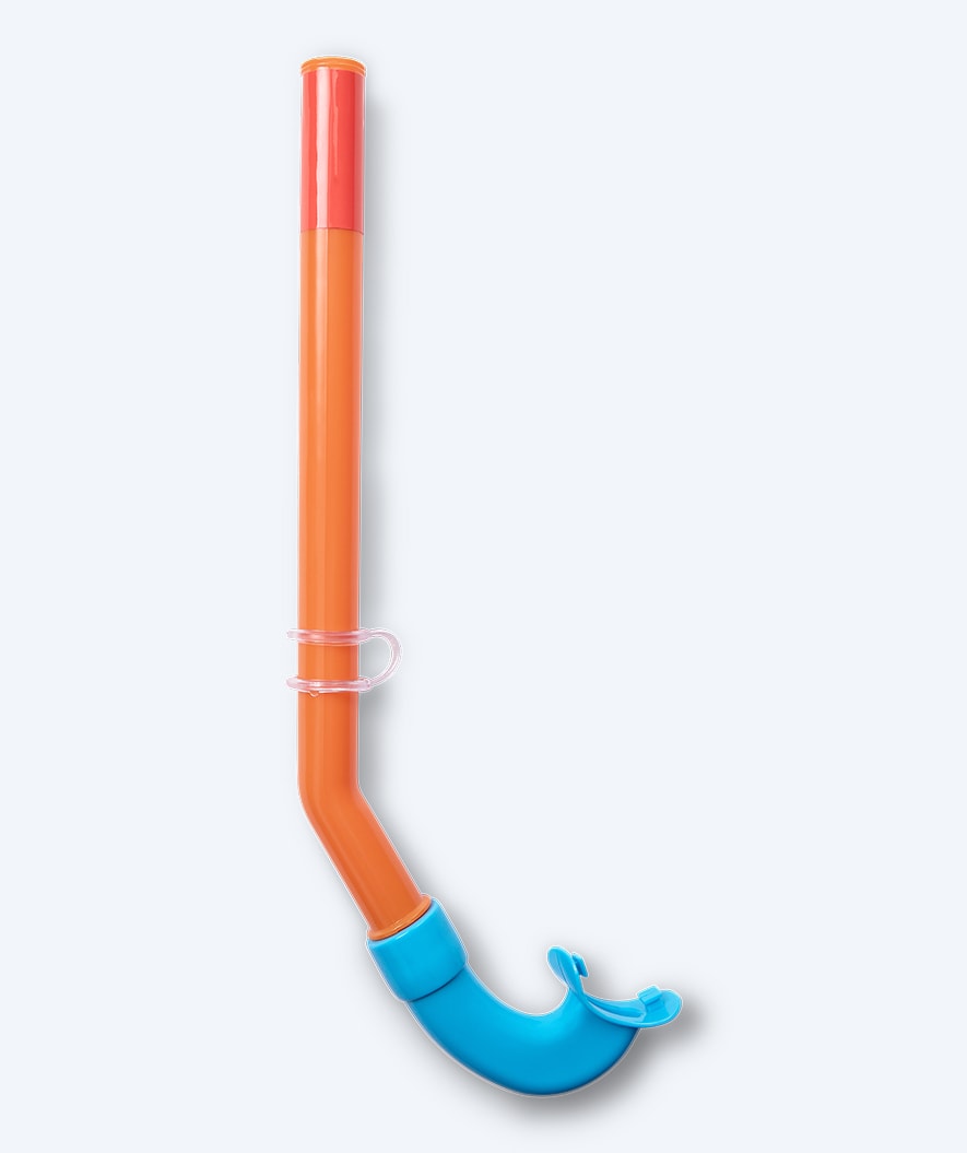 Watery snorkel set for kids (4-10) - Pulina/Fleetwood - Orange/Blue