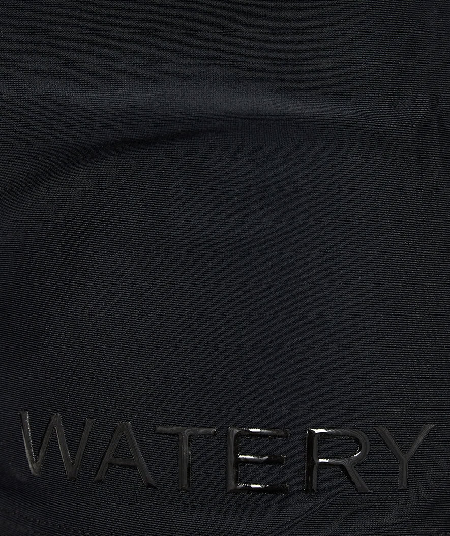 Watery bikini bottom for women - Remington - Black