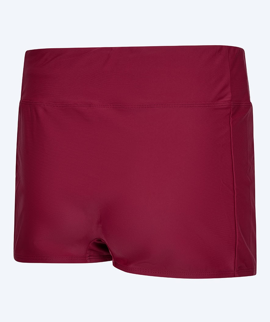 Watery bikini bottom for women - Remington - Dark red