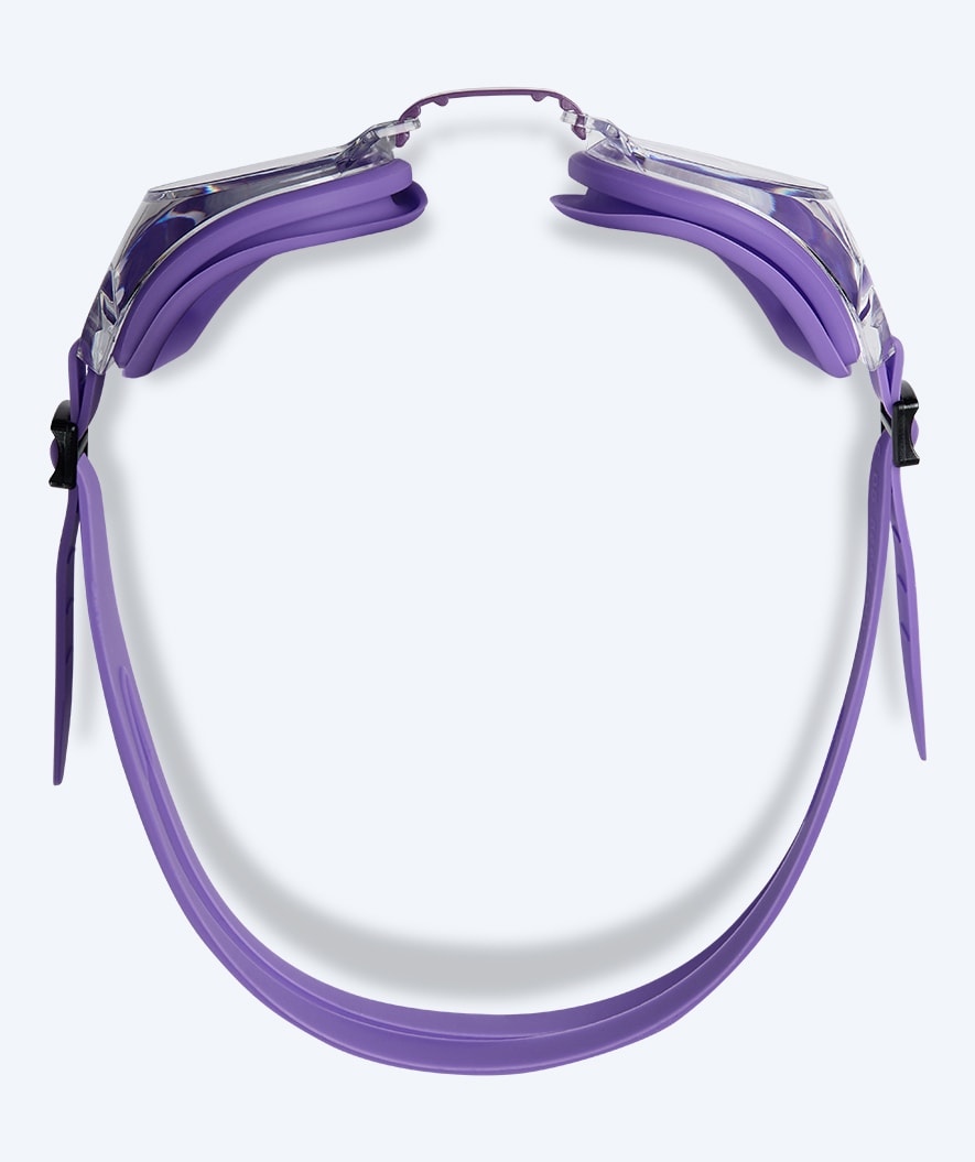 Watery farsighted prescription swim goggles for adults - (+2.0) to (+4.5) - Ridley - Purple