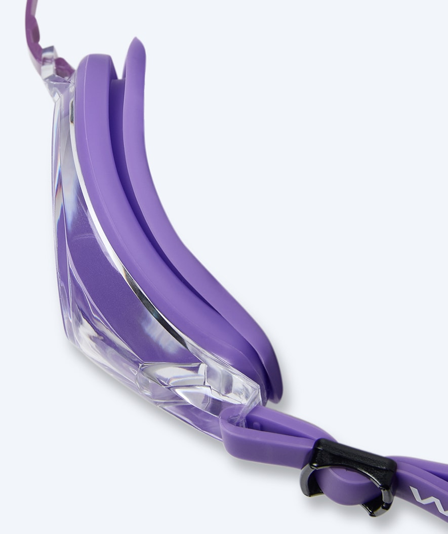 Watery farsighted prescription swim goggles for adults - (+2.0) to (+4.5) - Ridley - Purple