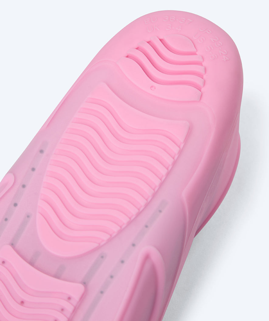Watery diving fins for junior (34-37) - Rilian - Pink/white