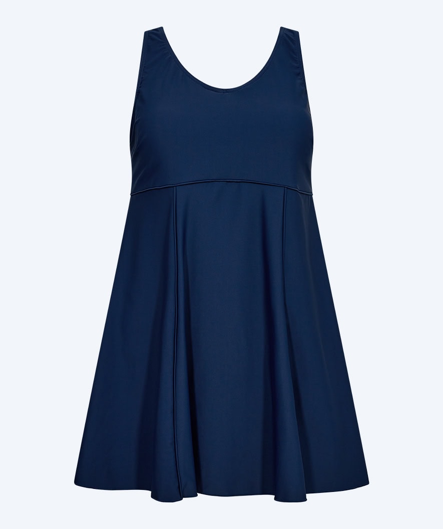 Watery swimsuit with skirt for women - River - Dark blue
