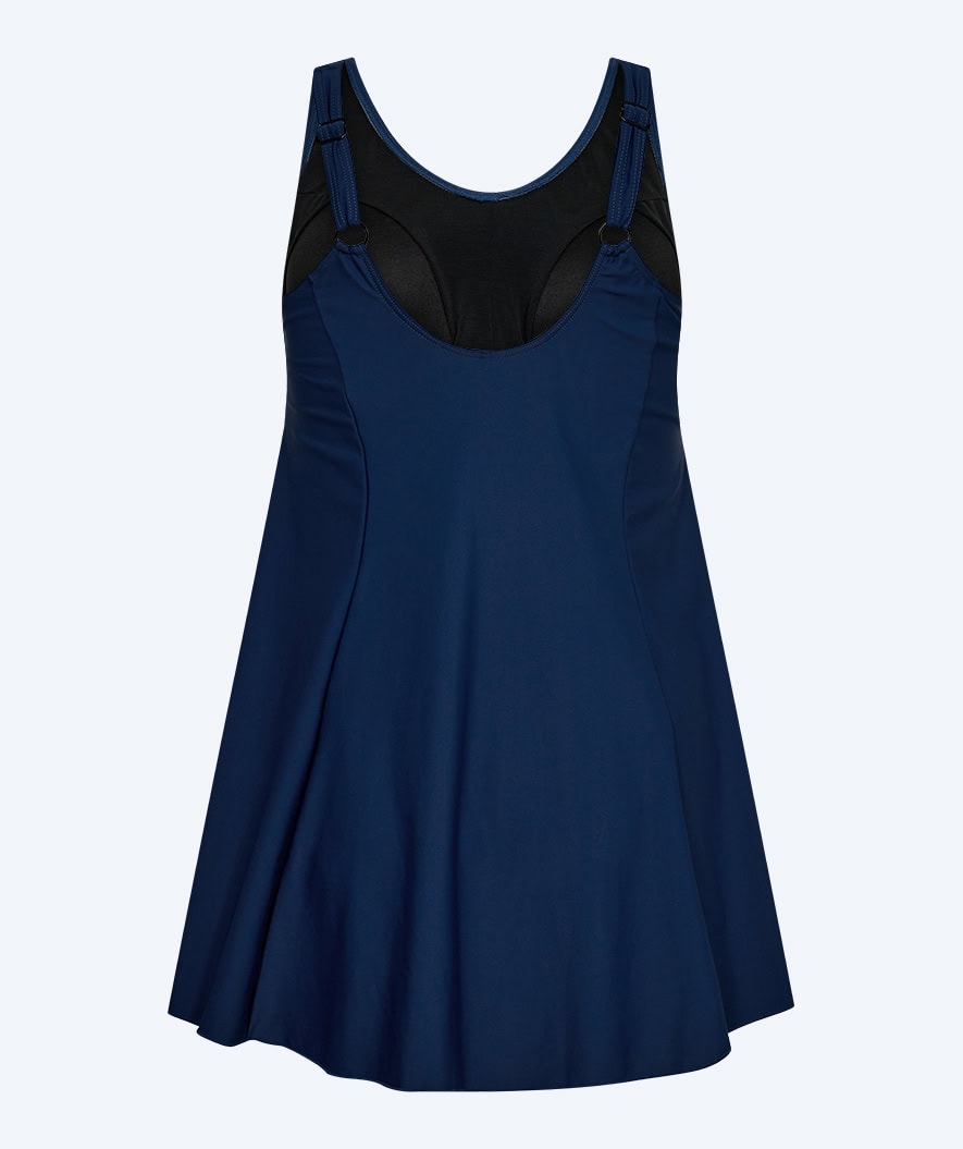 Watery swimsuit with skirt for women - River - Dark blue