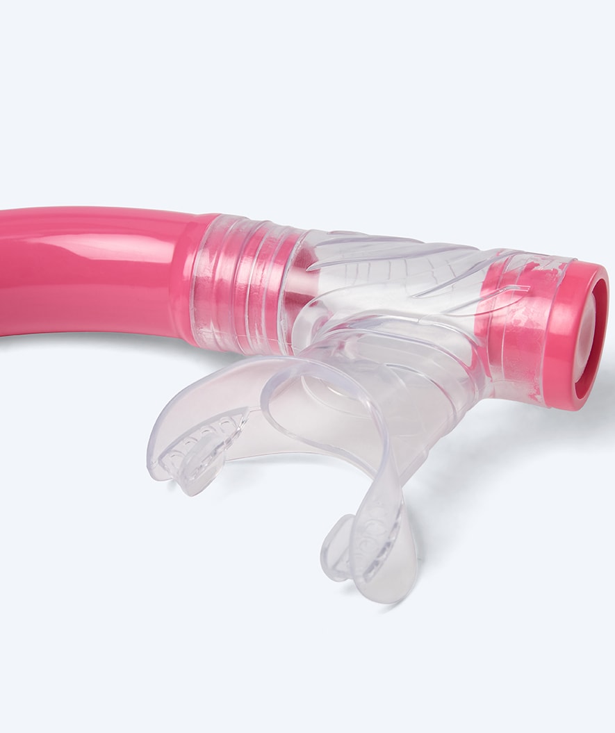 Watery snorkel set for junior (8-15) - Trigger/Masika - Red/pink