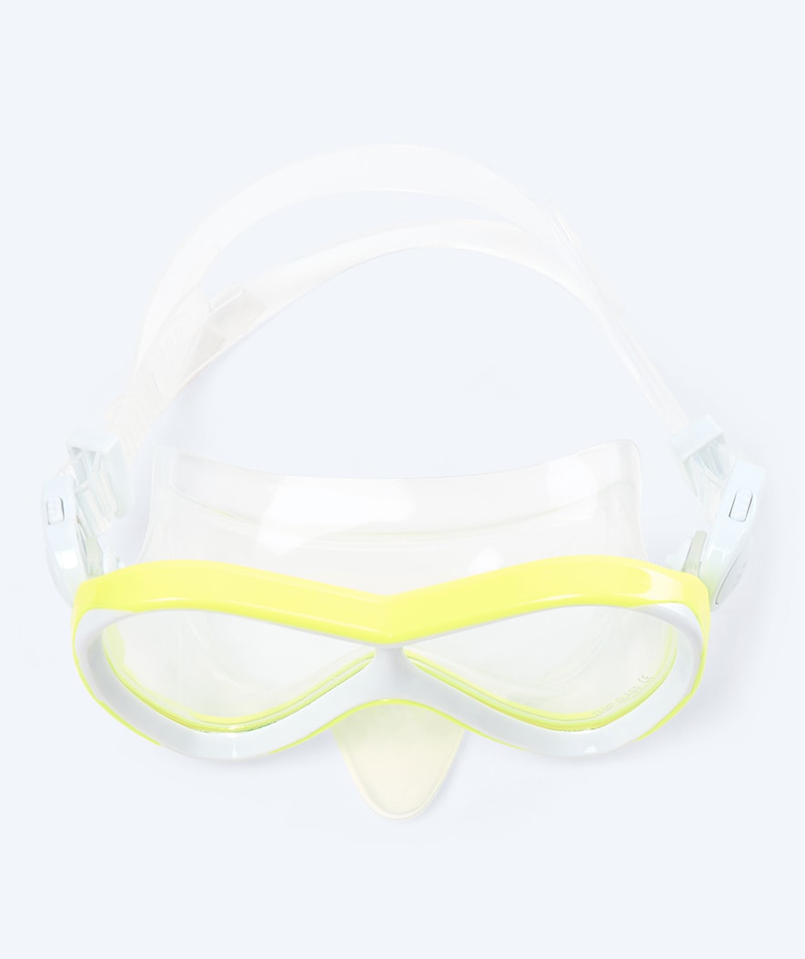 Watery diving mask for kids (4-10) - Triton - Yellow