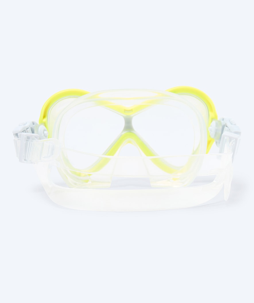 Watery Combo snorkel set for kids - Triton Full-dry - Yellow