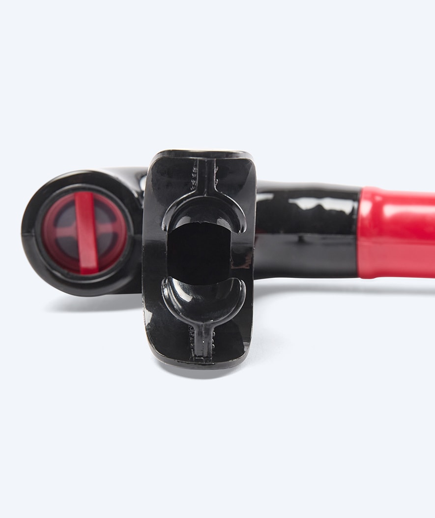 Watery center snorkel - Ultralight - Red/black