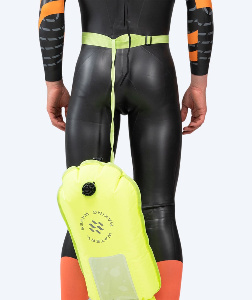 Watery sea bag for swimming - Window 28L - Fluo Yellow