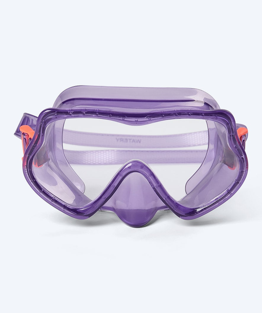 Watery snorkel set for kids (4-10) - Winslet/Bimasha - Purple/Pink