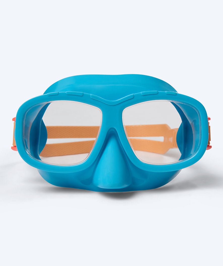 Watery snorkel set for junior (8-15) - Wyre/Masika - Orange/blue