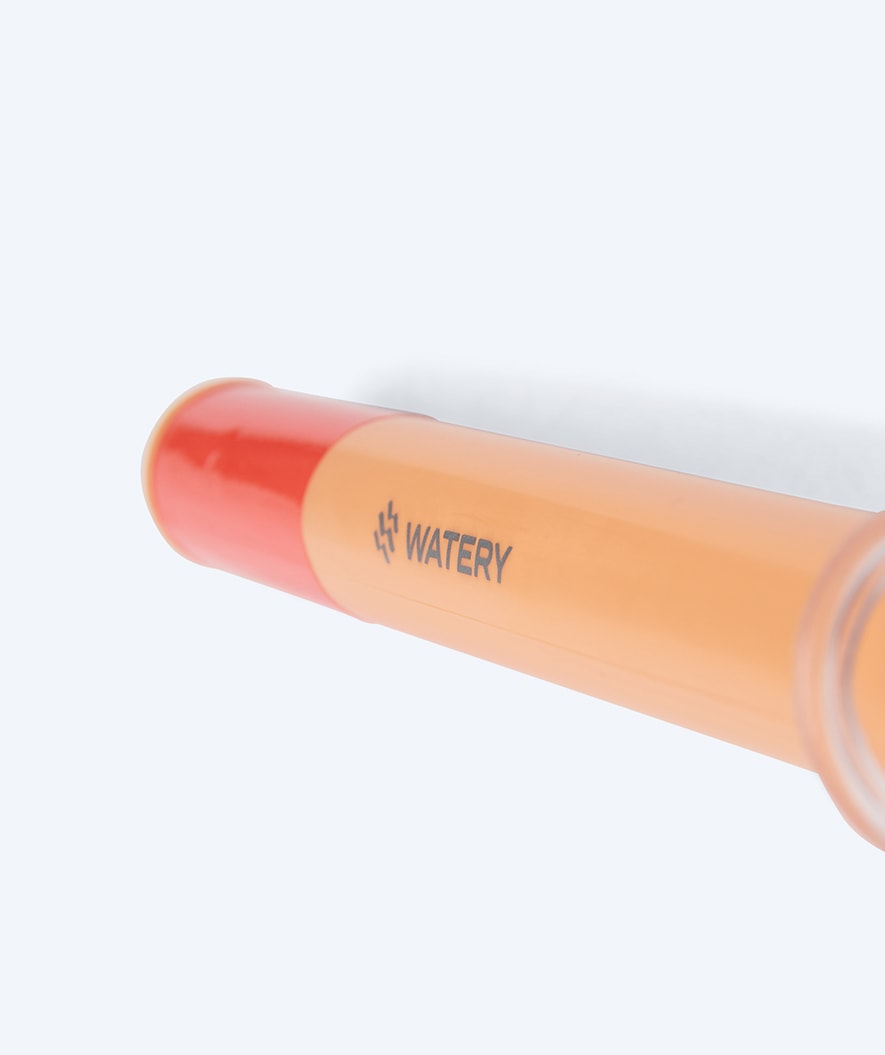 Watery snorkel for kids (4-10) - Wyre - Orange/blue