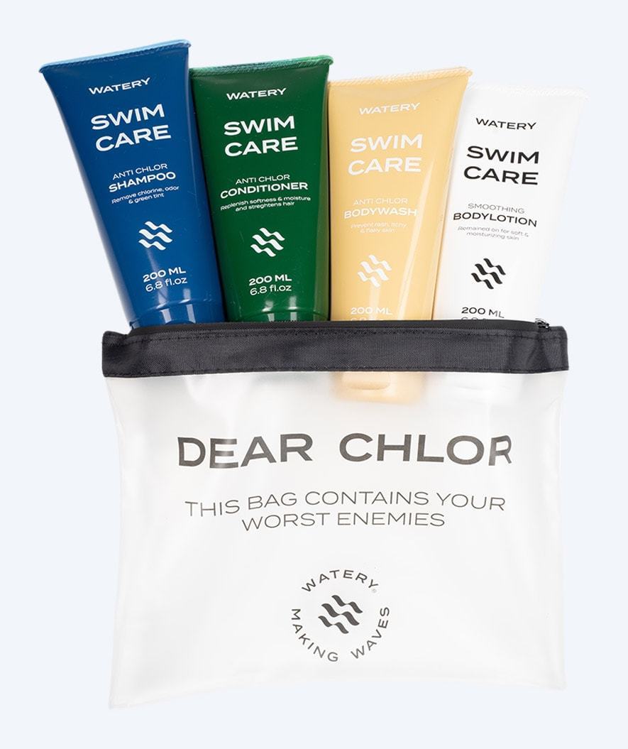 Watery wet/dry swim-care bag