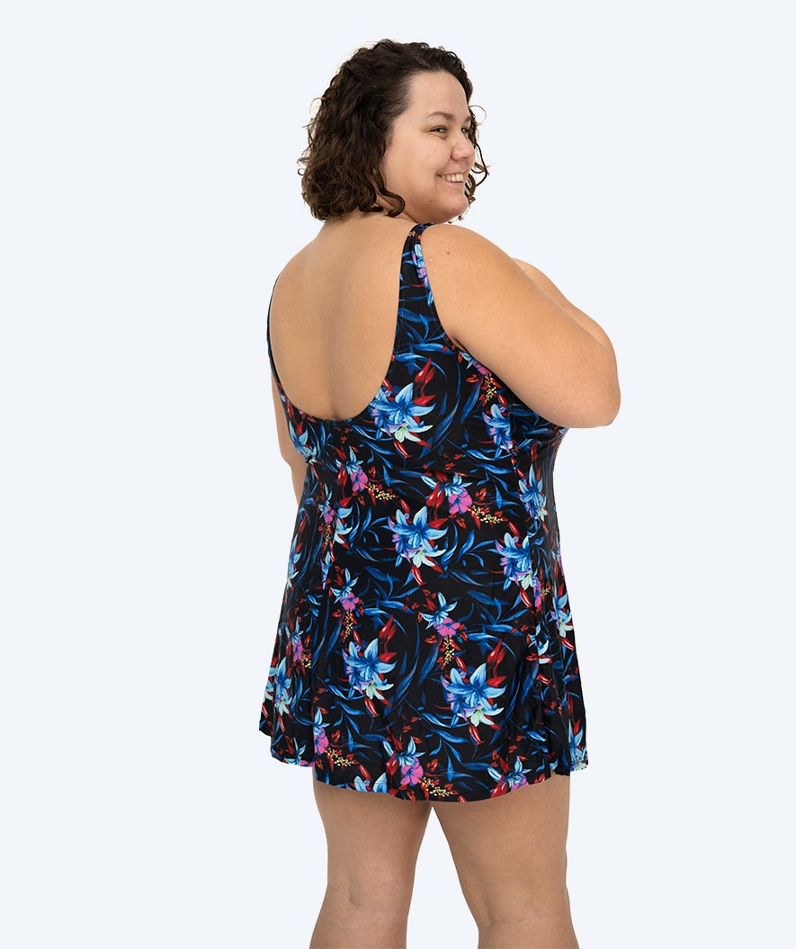 Watery skirted swimsuit for women - Laguna - Arvin Blue