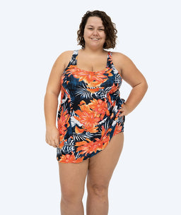 Watery swimsuit with skirt for women - Laguna - Arvin Orange