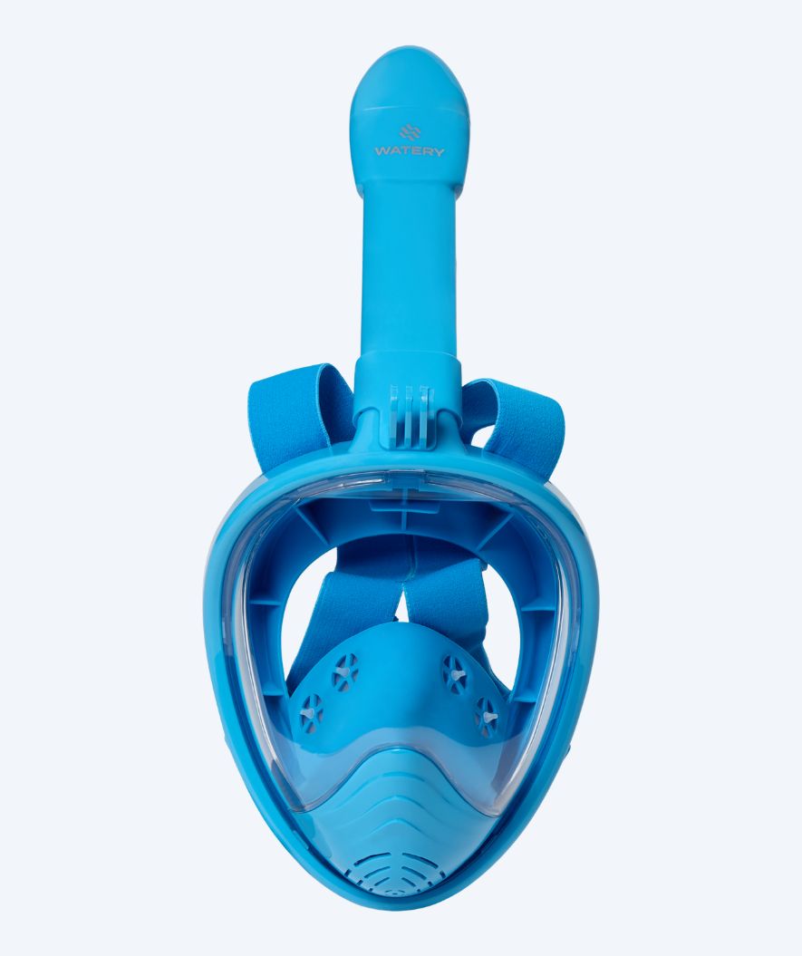 Watery full face diving mask for kids - Oxygen - Atlantic Blue