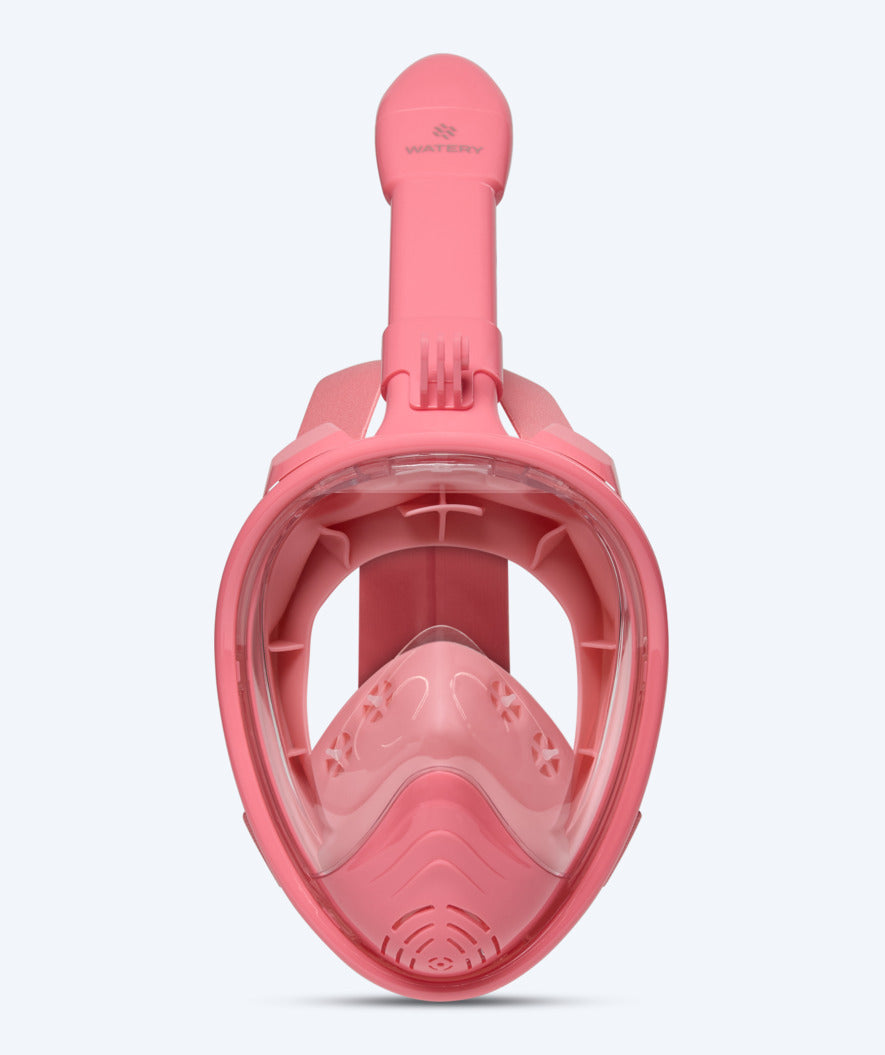 Watery full face diving mask for kids - Oxygen - Atlantic Pink