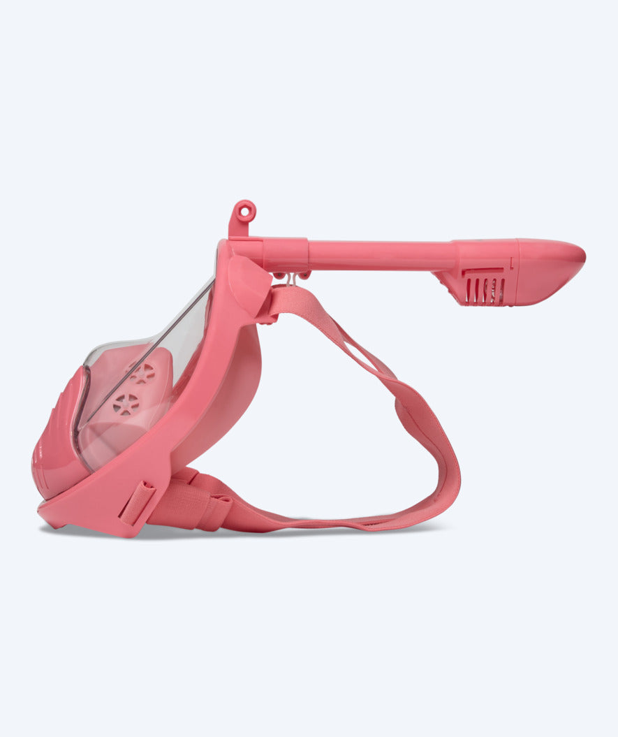 Watery full face diving mask for kids - Oxygen - Atlantic Pink