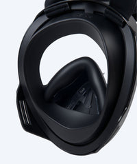 Watery full face diving mask for adults - Oxygen - Black