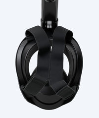 Watery full face diving mask for adults - Oxygen - Black