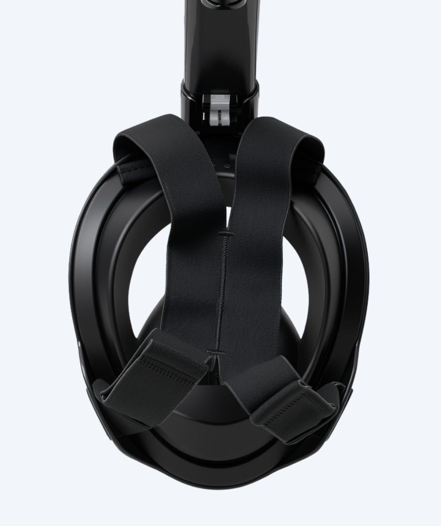 Watery full face diving mask for adults - Oxygen - Black