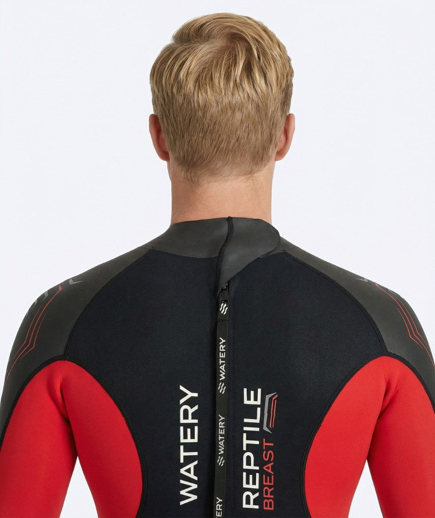 Watery wetsuit for men - Reptile Breast - Orange