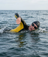 Watery wetsuit for women - Reptile Breast - Yellow