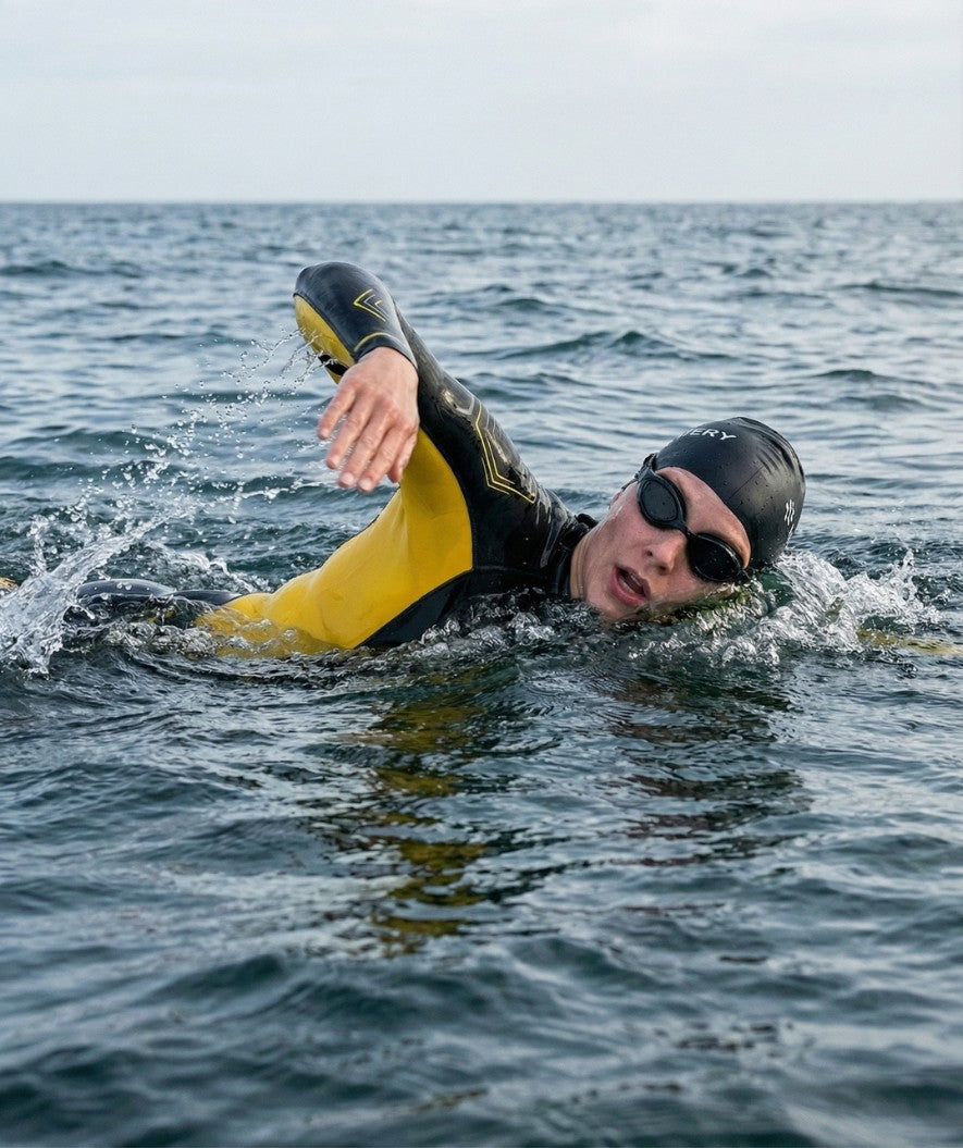 Watery wetsuit for women - Reptile Breast - Yellow