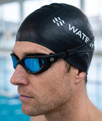 Watery training swimming goggles - Raven Mirror - Black/blue