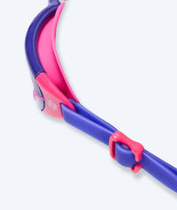 Watery swimming goggles for kids - Wade Active - Purple/pink (Blue lens)