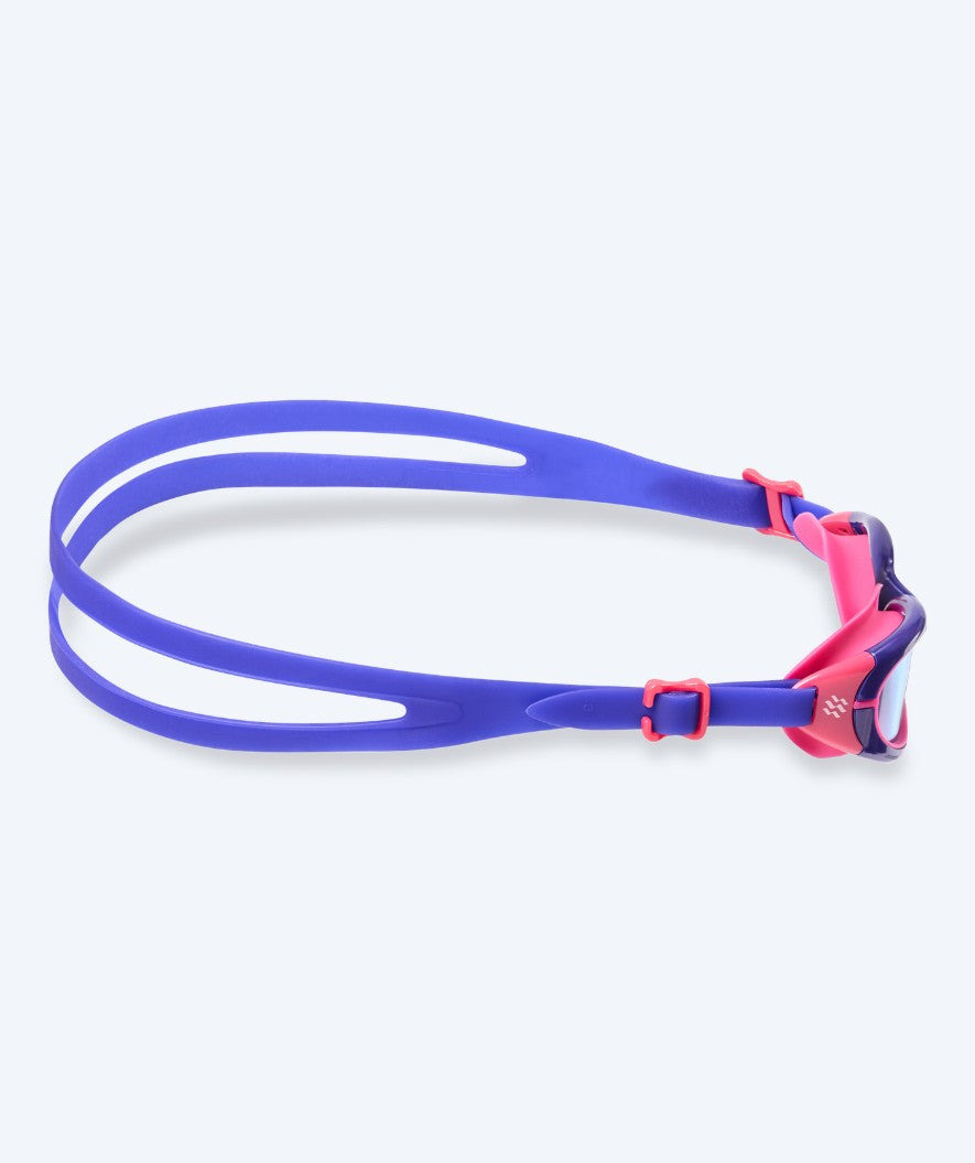 Watery swimming goggles for kids - Wade Active - Purple/pink (Blue lens)