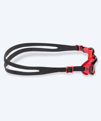 Watery swimming goggles for kids - Wade Active - Black/red (Smoke lens)