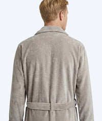 Watery bathrobe for men - Mariana - Grey