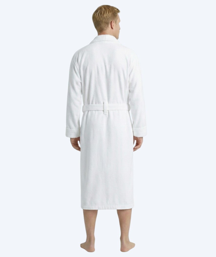 Watery bathrobe for men - Mariana - White