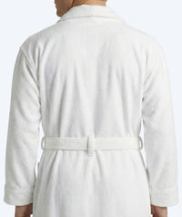 Watery bathrobe for men - Mariana - White