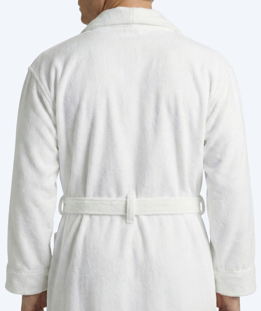Watery bathrobe for men - Mariana - White
