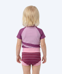 Watery swim nappies for kids - Neoprene Swim Nappy - Nordic Pink Stripes