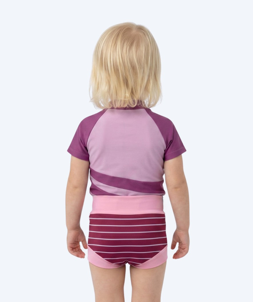 Watery swim nappies for kids - Neoprene Swim Nappy - Nordic Pink Stripes