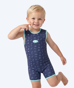 Watery wetsuit for baby - Baia Wrap - Atlantic Turquoise
