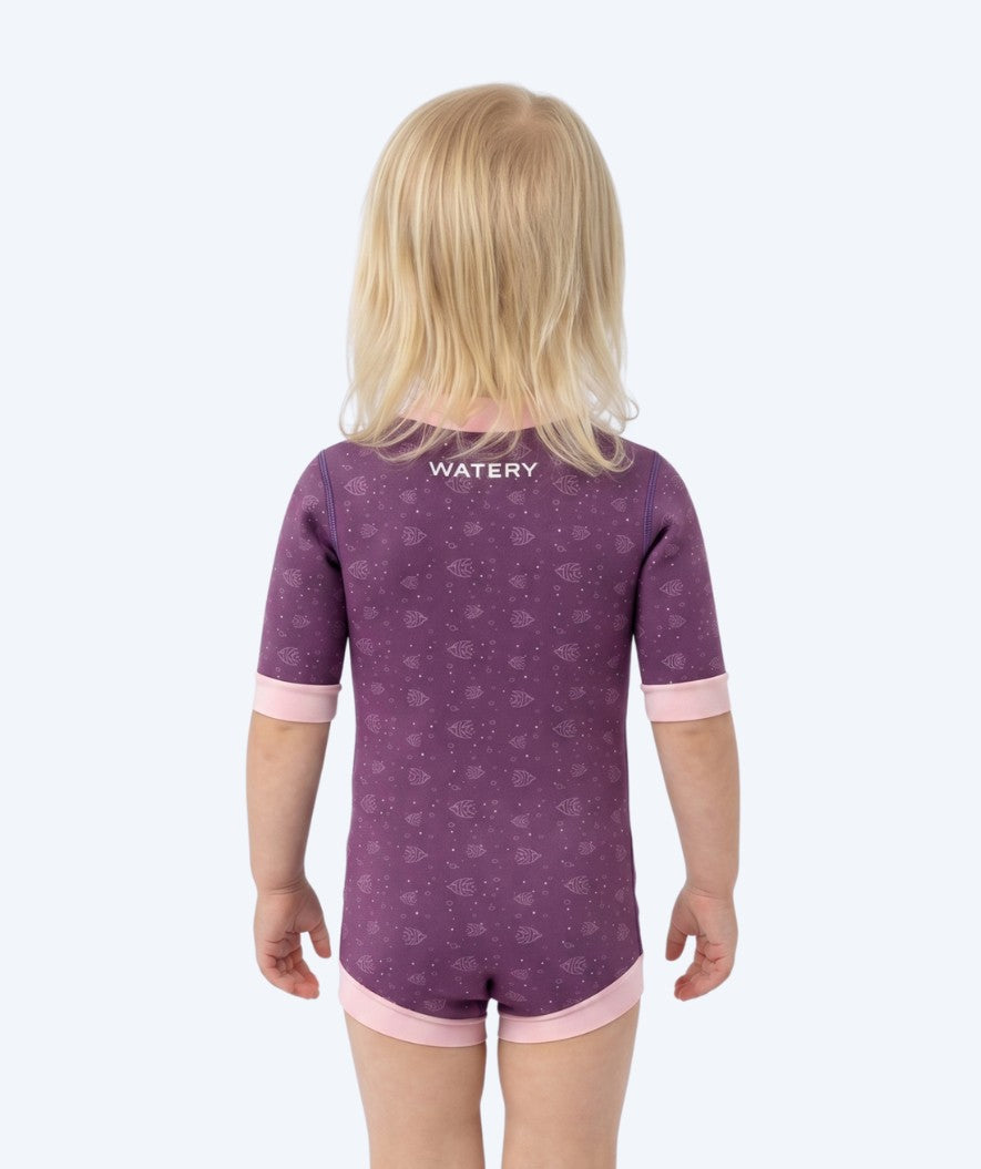 Watery wetsuit for baby - Baia Full-Body - Atlantic Purple