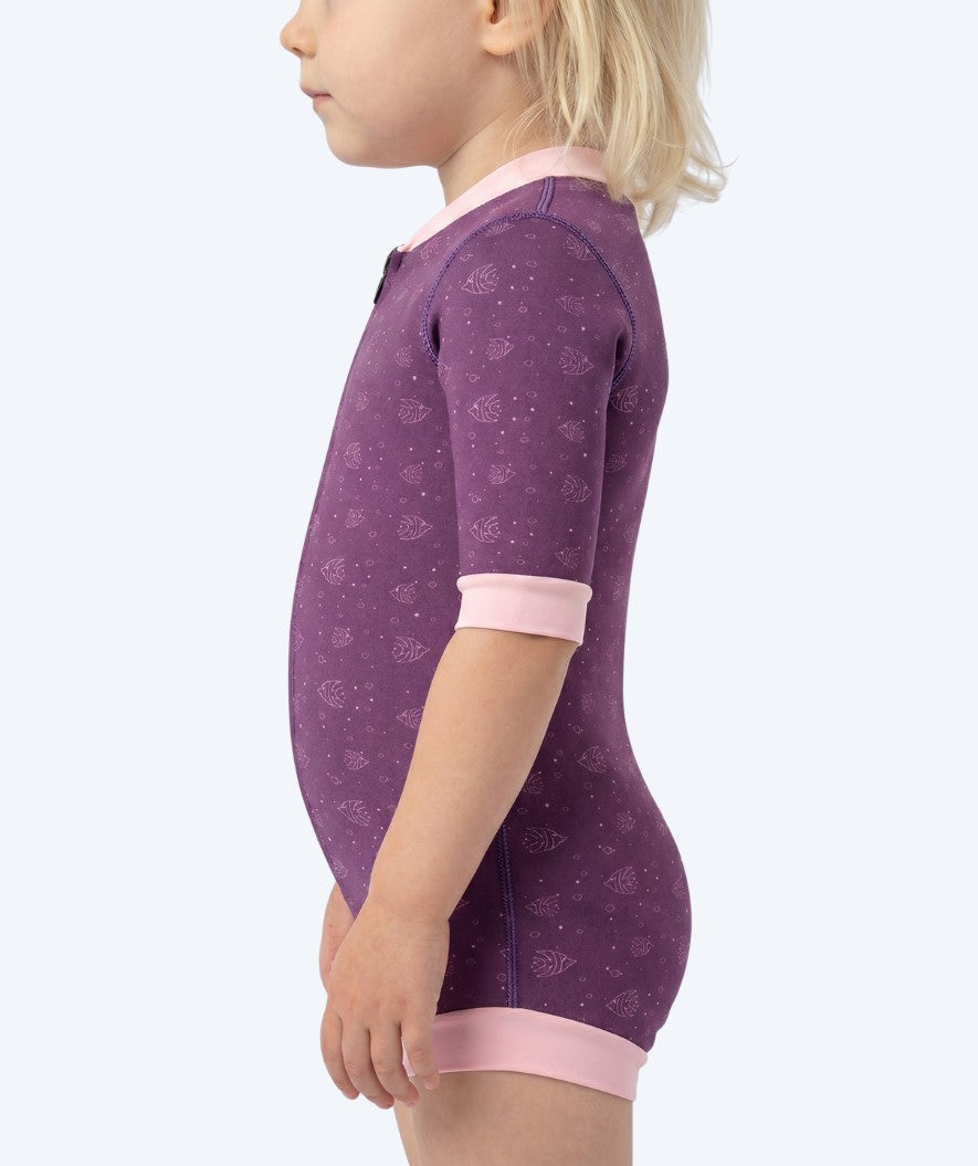 Watery wetsuit for baby - Baia Full-Body - Atlantic Purple