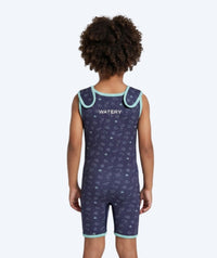 Watery wetsuit for kids - Baia Shorty - Atlantic Turquoise