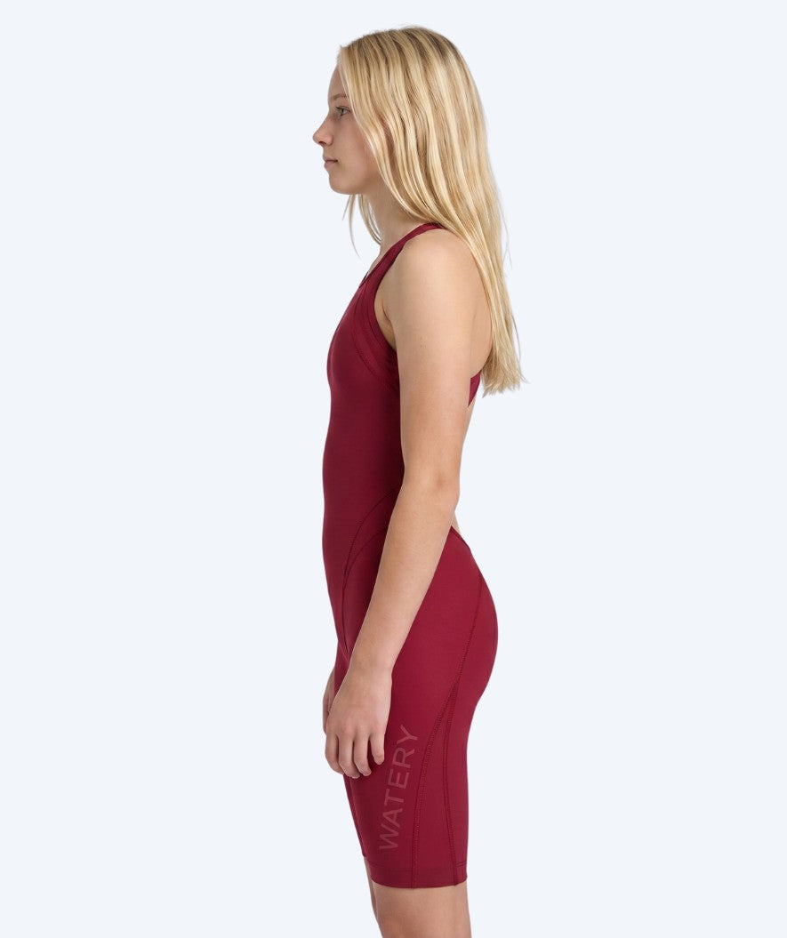 Watery racing swimsuit for girls - Rapidskin 2.0 - Red