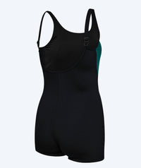 Watery swimsuit with skirt for women - Venilla - Black/grey
