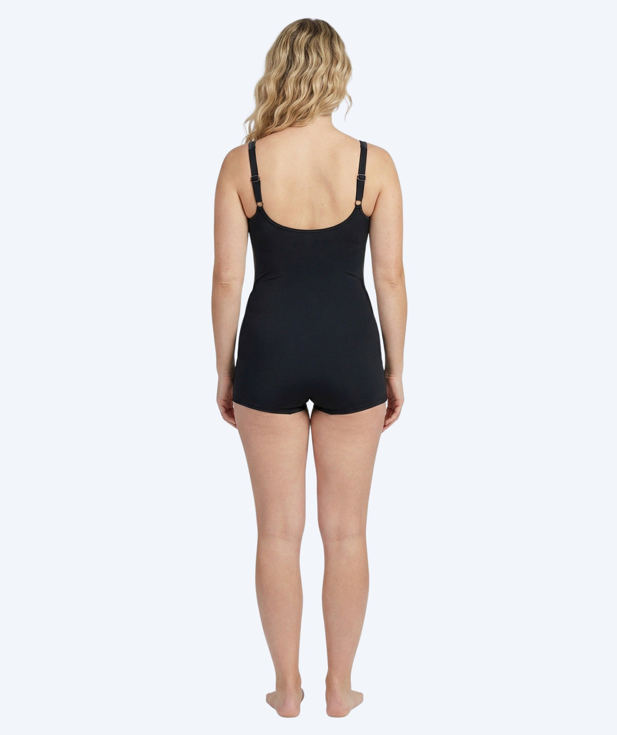 Watery swimsuit with skirt for women - Venilla - Black/grey