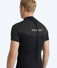 Watery wetsuit for men - Short Sleeve Duncan (3mm) - Black