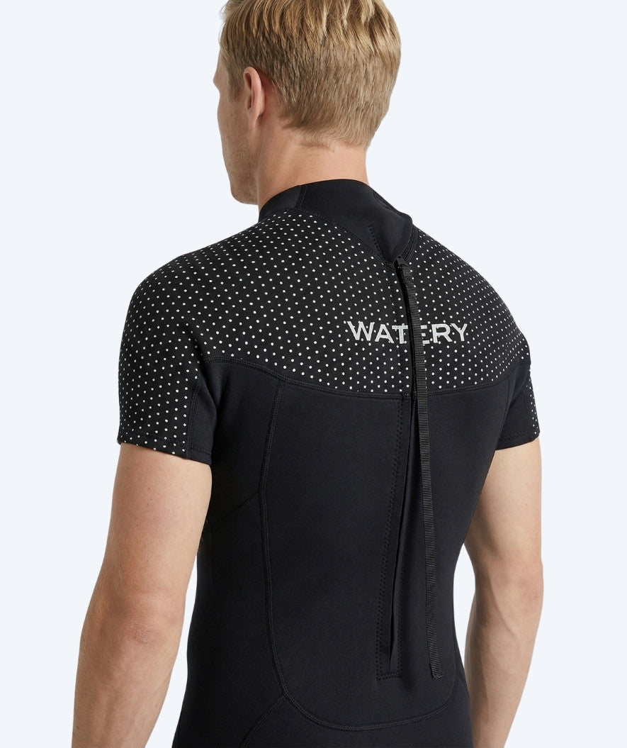 Watery wetsuit for men - Short Sleeve Duncan (3mm) - Black